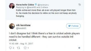 Herschelle Gibbs, Ashwell Prince, Paul Harris engage in Twitter war over AB de Villier's absence from Test cricket